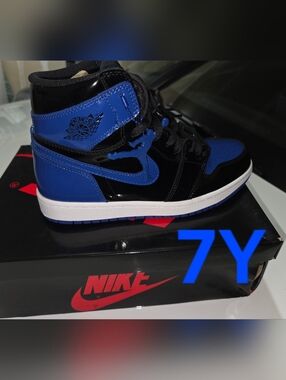 Jordan 1 Patent Leathered Sneaker
